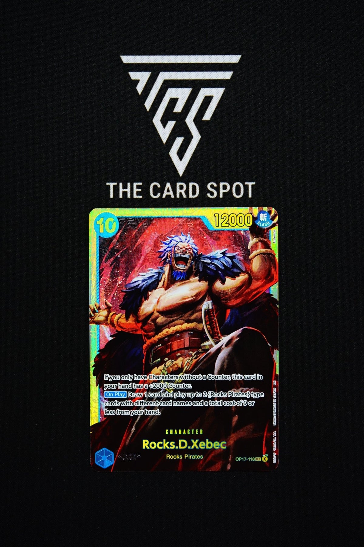 OP17-118 Rocks.D.Xebec - One Piece TCG - THE CARD SPOT PTY LTD.