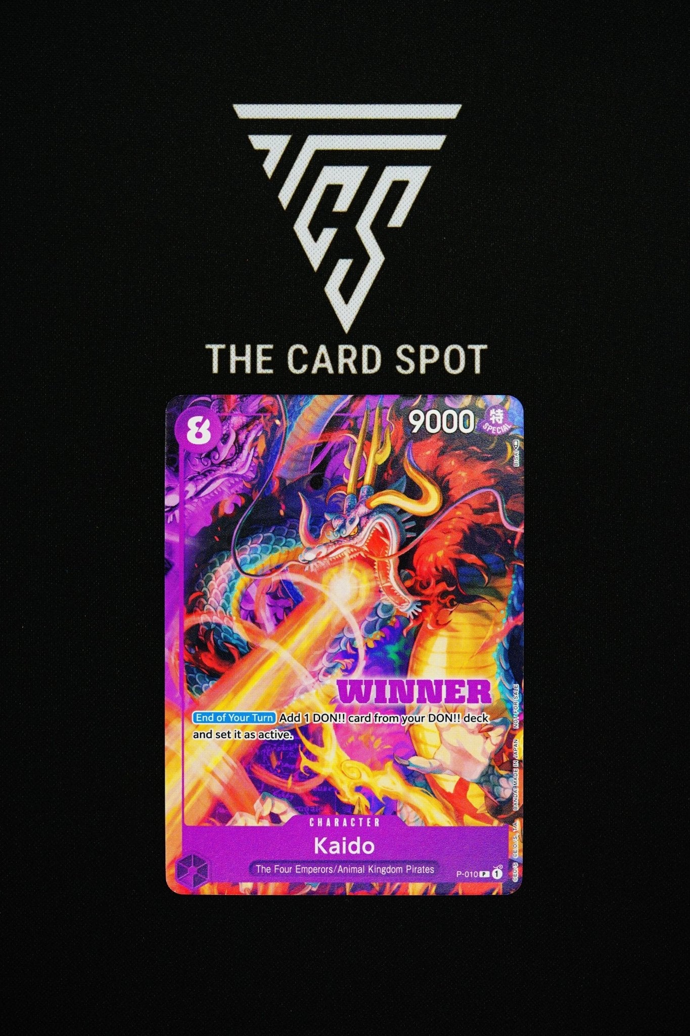 P - 010 Kaido Winner - One Piece TCG - THE CARD SPOT PTY LTD.