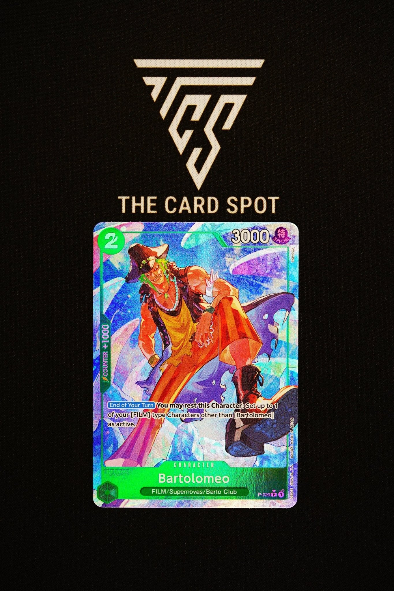 P - 029 Bartolomeo (Promo) - One Piece TCG - THE CARD SPOT PTY LTD.