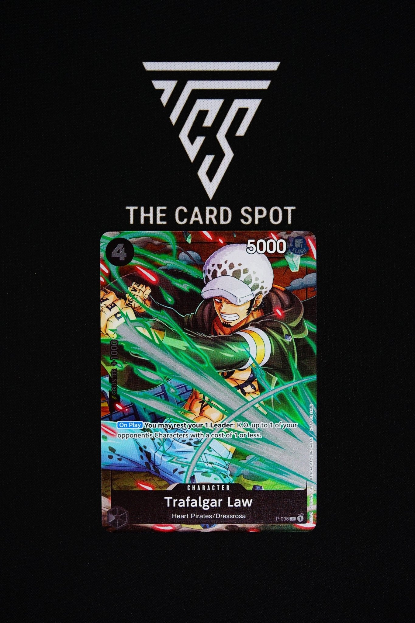 P - 038 Trafalgar Law - One Piece TCG - THE CARD SPOT PTY LTD.
