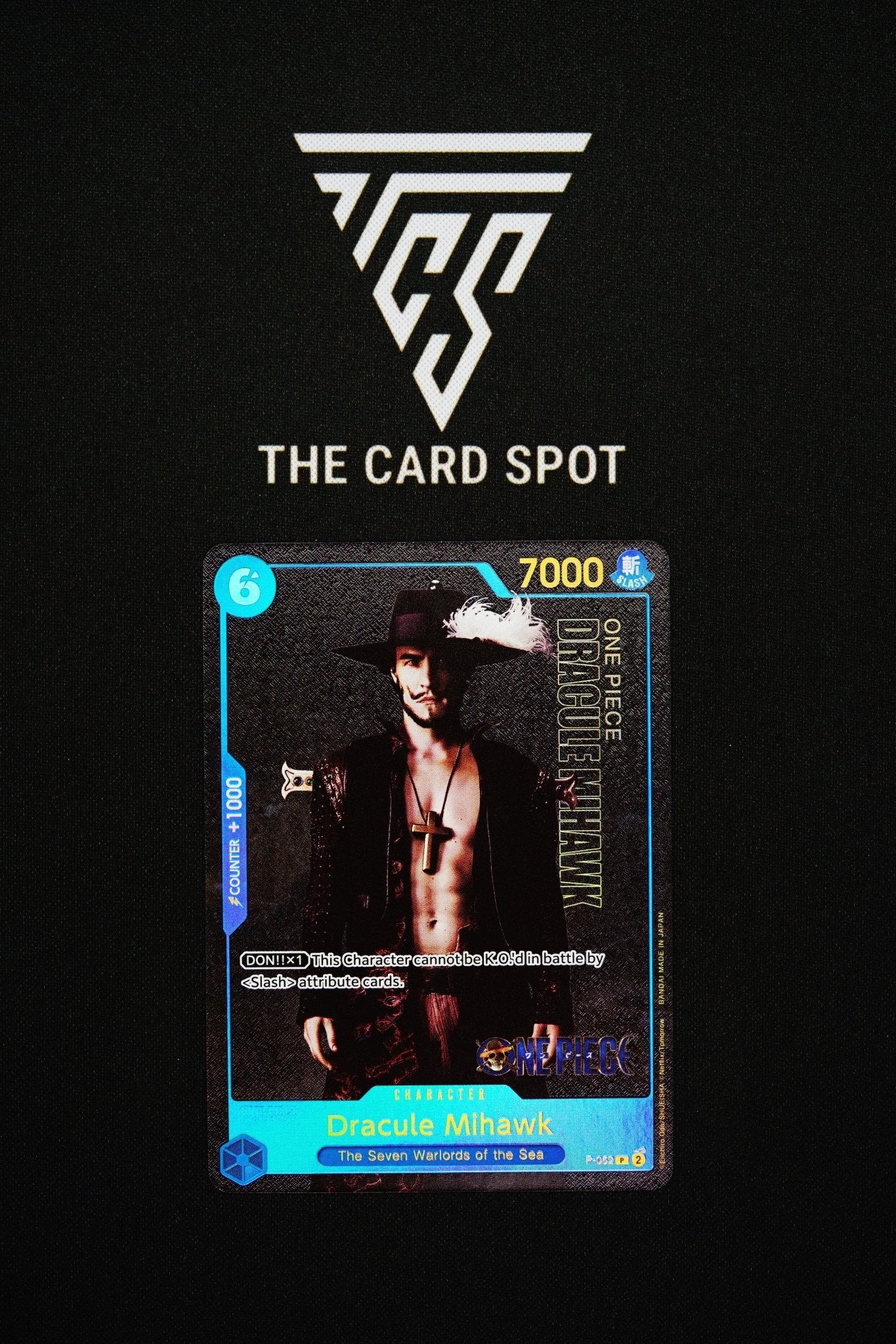 P - 052 Dracule Mihawk - One Piece TCG - THE CARD SPOT PTY LTD.