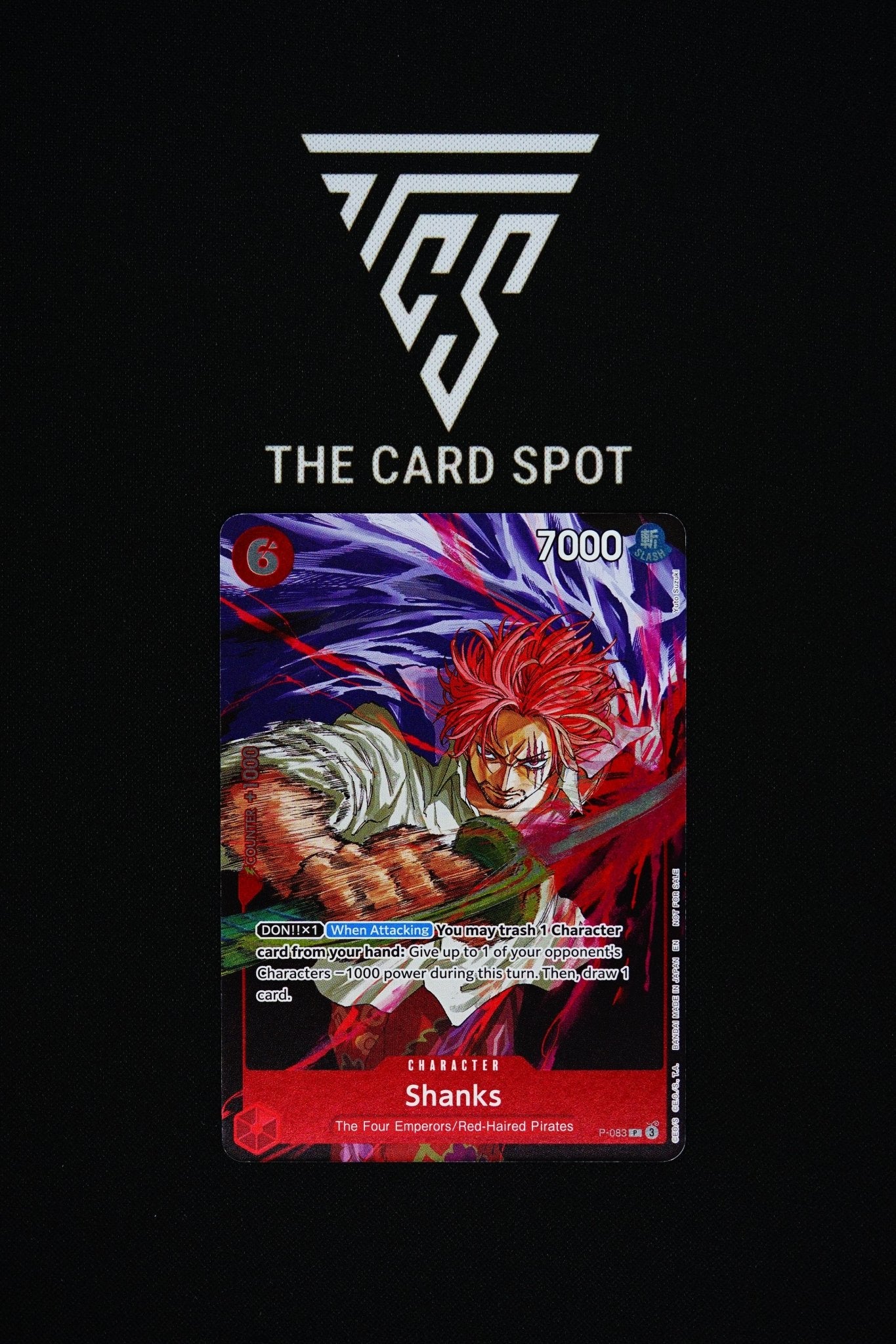 P - 083 Shanks - One Piece TCG - THE CARD SPOT PTY LTD.