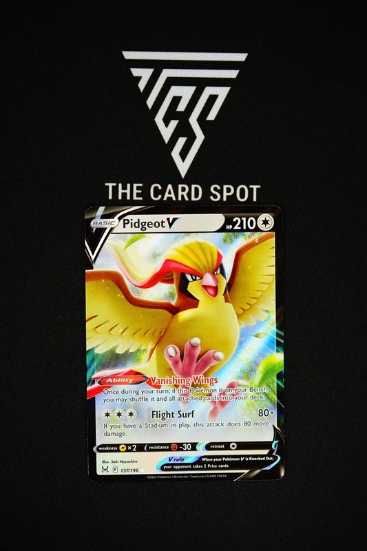 Pidgeot V (137/196) - Lost Origin Pokemon - THE CARD SPOT PTY LTD.