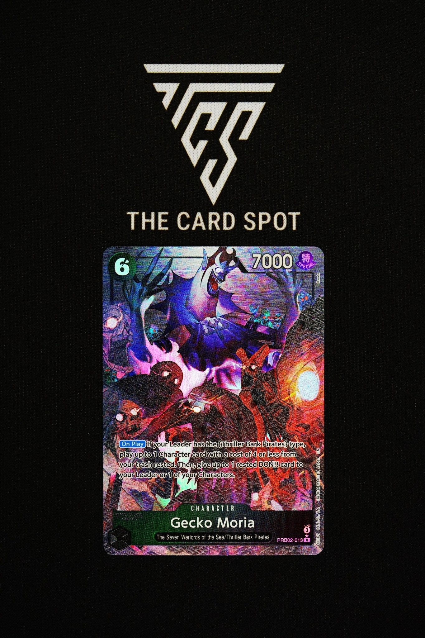 PRB02 - 013 Gecko Moria Alt Art - One Piece TCG - THE CARD SPOT PTY LTD.