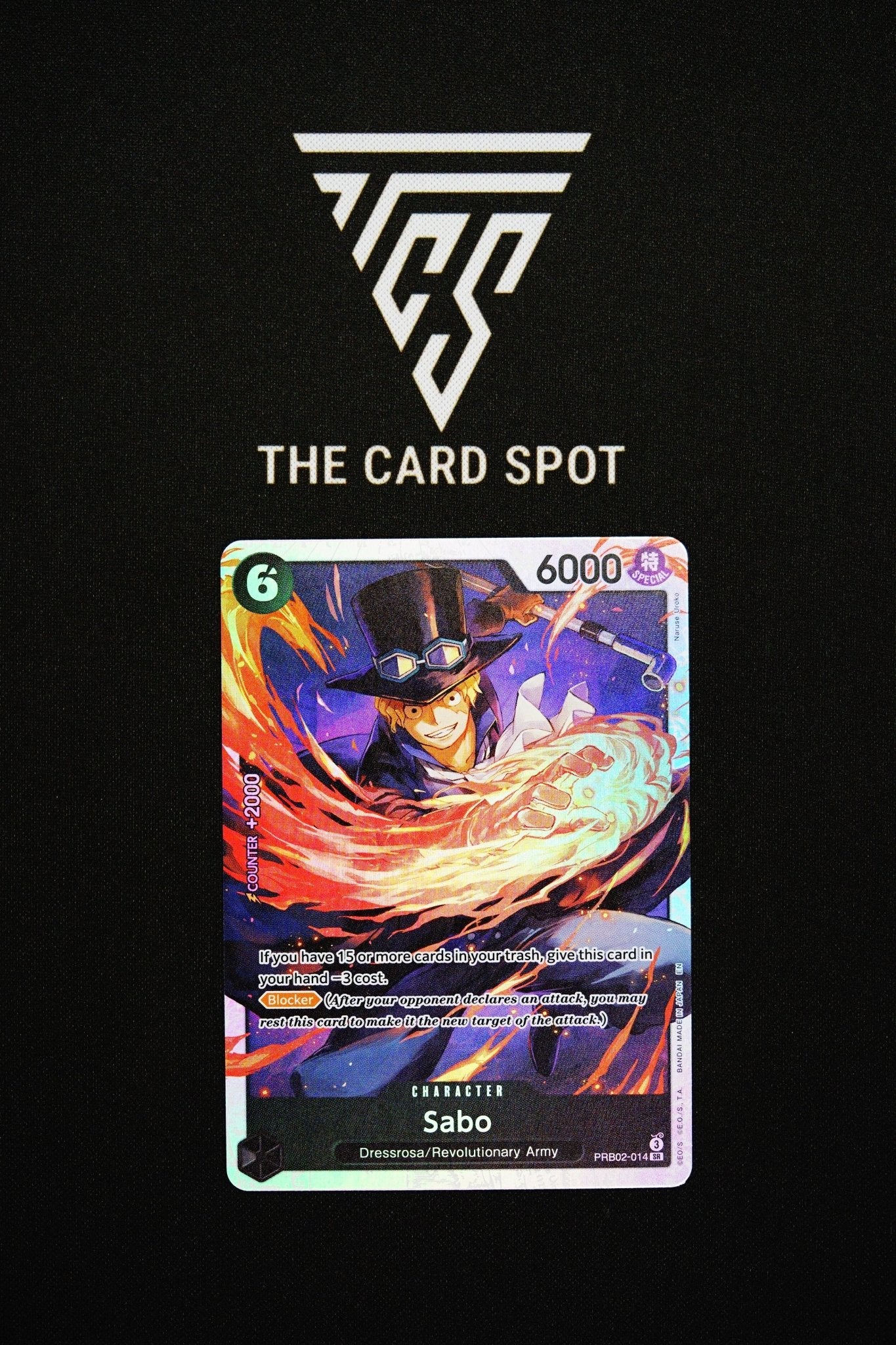 PRB02 - 014 Sabo SR - One Piece TCG - THE CARD SPOT PTY LTD.