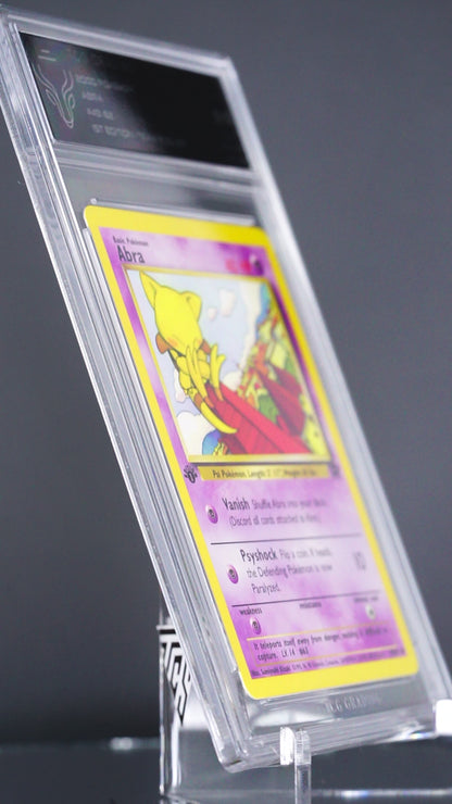 Pokemon Card: Abra 49/82 1st Edition Team Rocket TCG 9.5