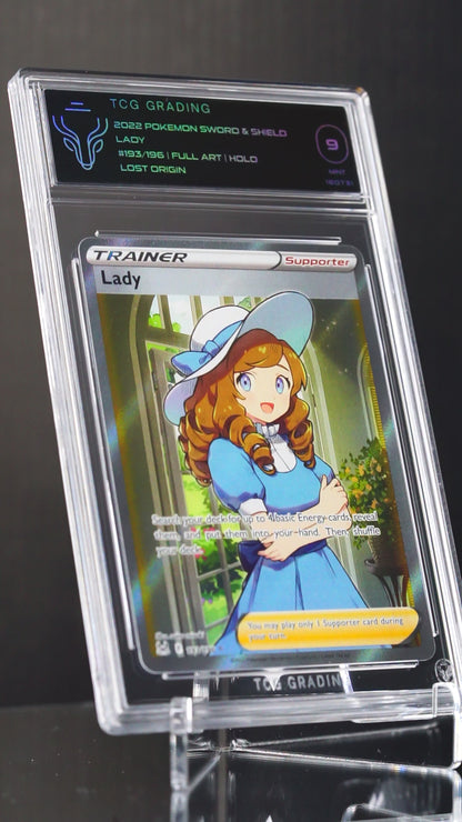 Pokemon TCG: Lady full art TCG 9 Mint - 193/196