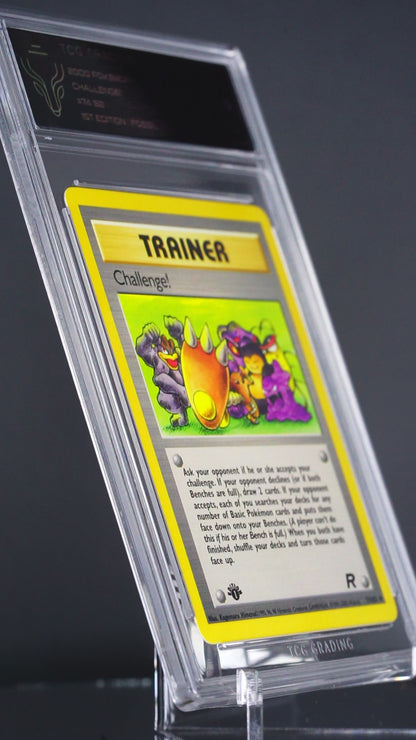 Pokemon Card: Challenge Trainer Card 1st edition 74/82 Team Rocket TCG 9