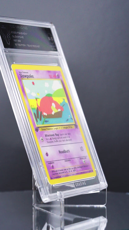 Pokemon Card: Slowpoke 67/82 1st Edition Team Rocket TCG 9.5