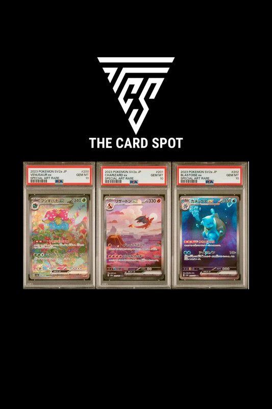PSA 10 - Charizard Venusaur Blastoise ex SAR SV2a Japanese 151 - Pokemon TCG - THE CARD SPOT PTY LTD.