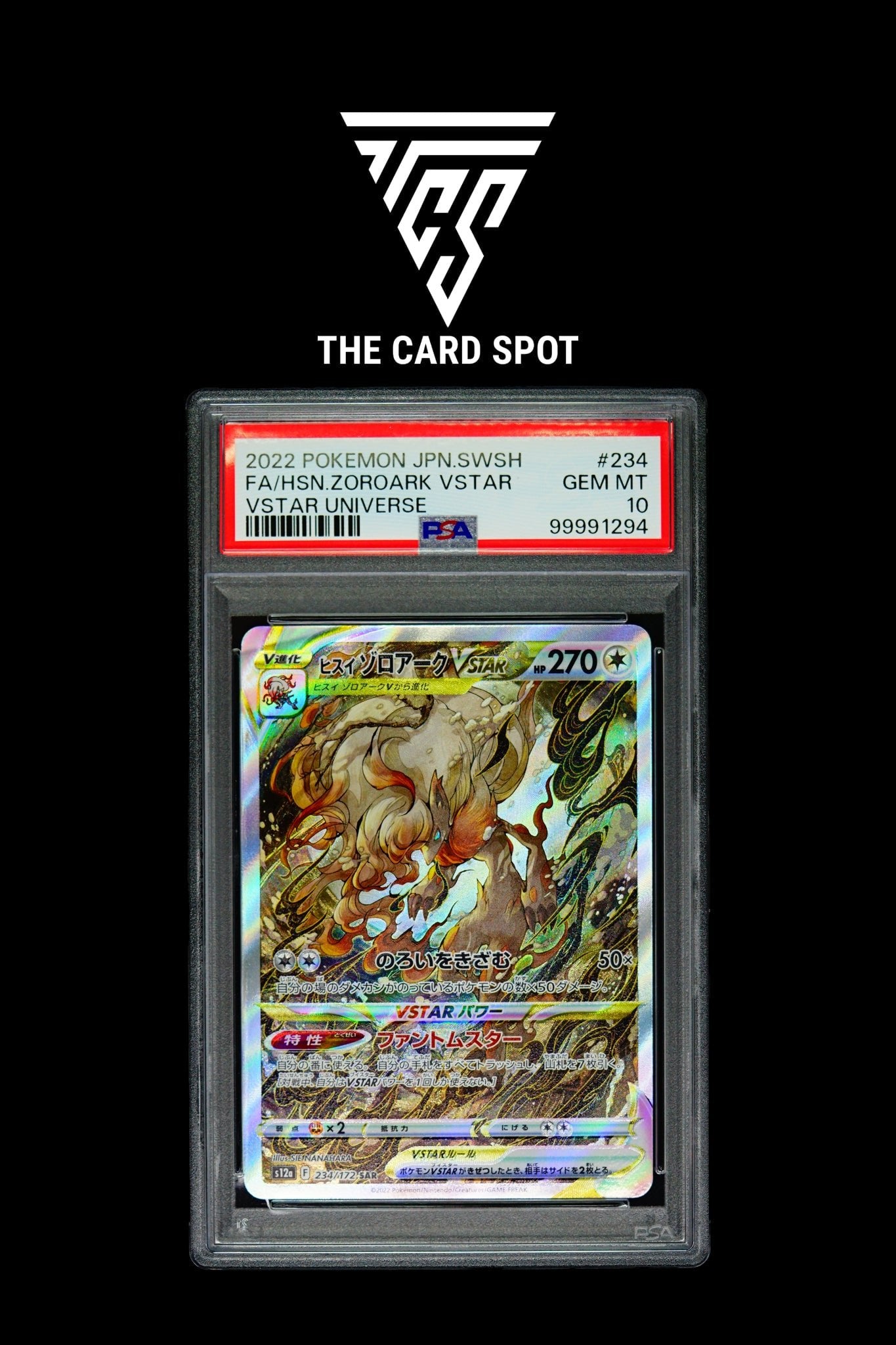 PSA 10 Hisuian Zoroark VSTAR - Pokemon TCG - THE CARD SPOT PTY LTD.