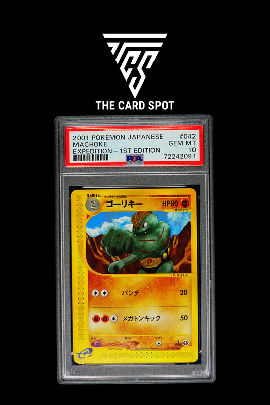 PSA 10 Machoke - Pokemon TCG - THE CARD SPOT PTY LTD.
