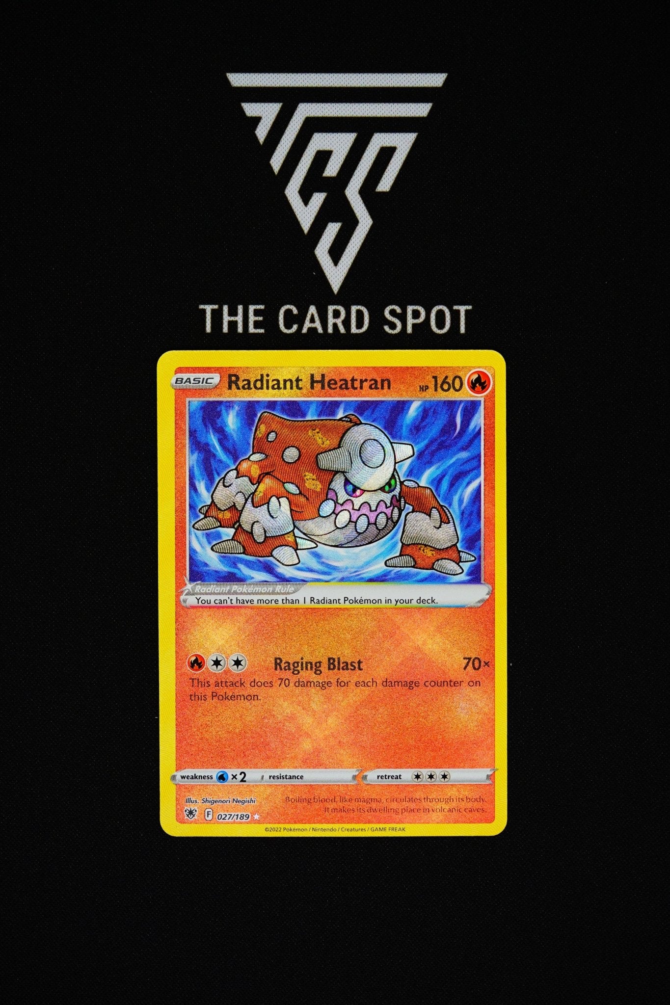 Radiant Heatran #027/189 - Pokemon TCG - THE CARD SPOT PTY LTD.