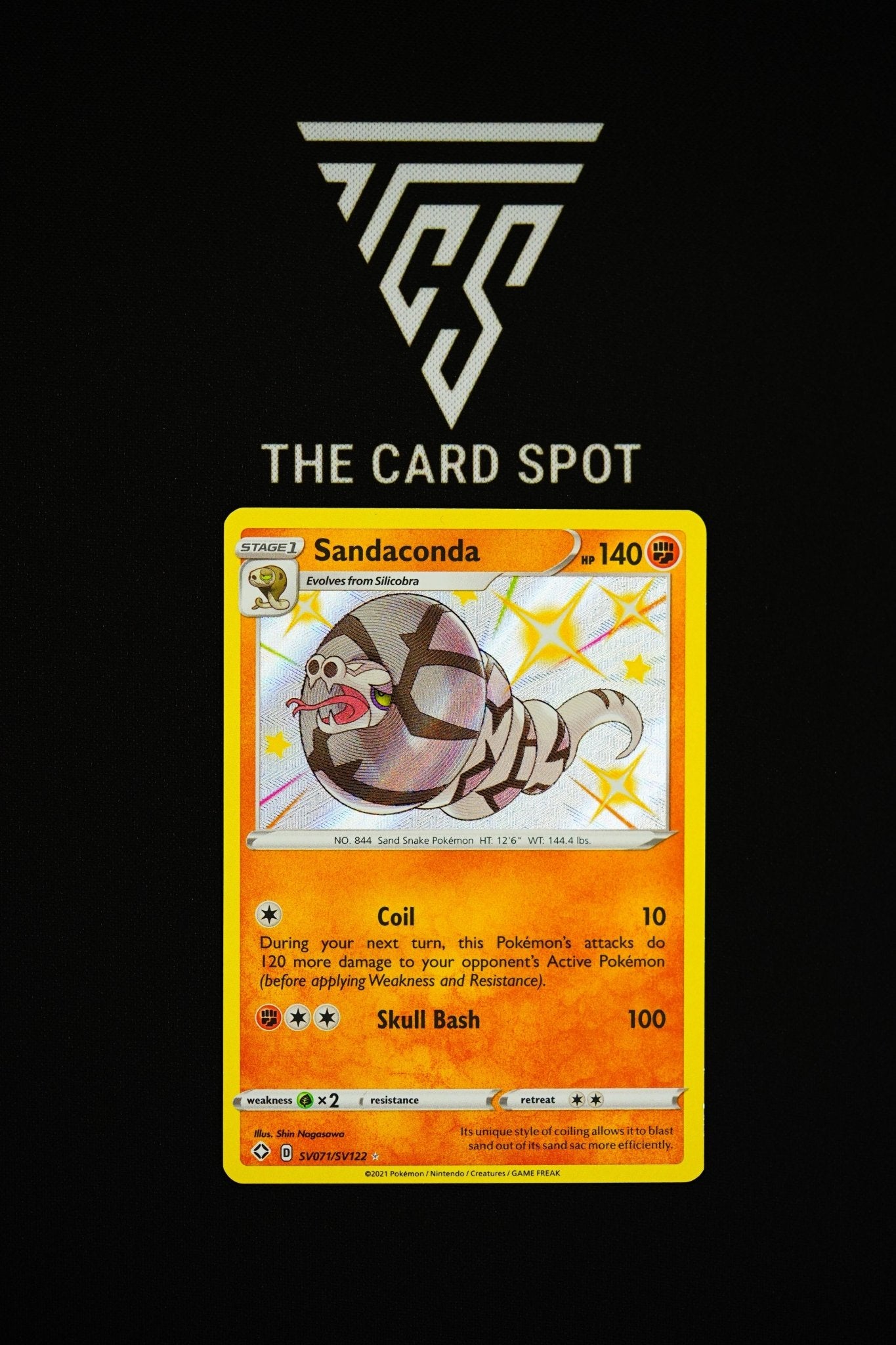 Sandaconda (SV071/SV122) - Shining Fates Pokemon - THE CARD SPOT PTY LTD.