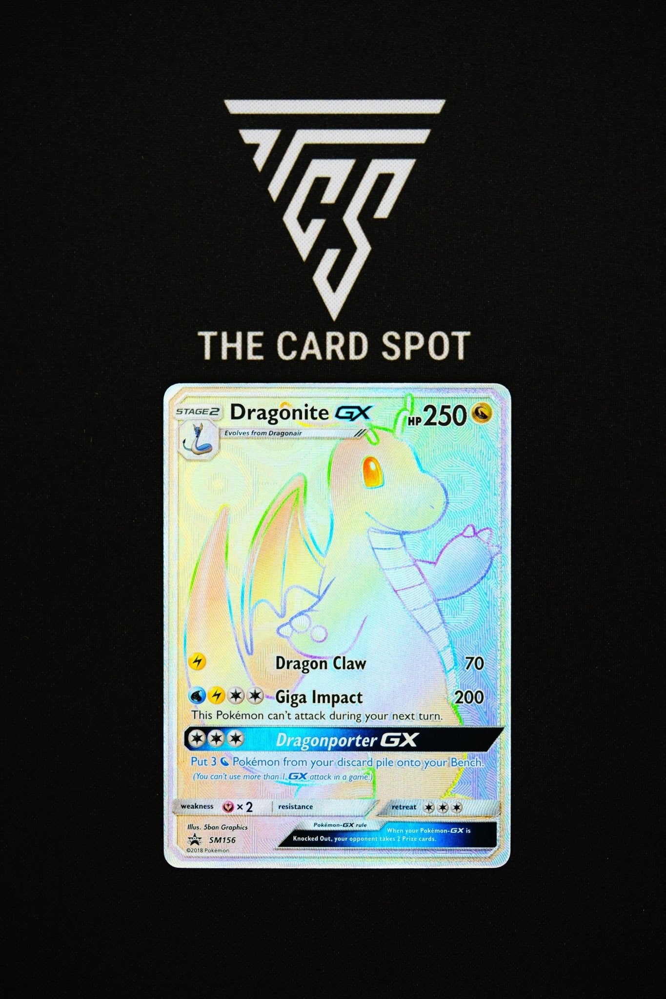 SM156 Dragonite Gx - Pokemon TCG - THE CARD SPOT PTY LTD.