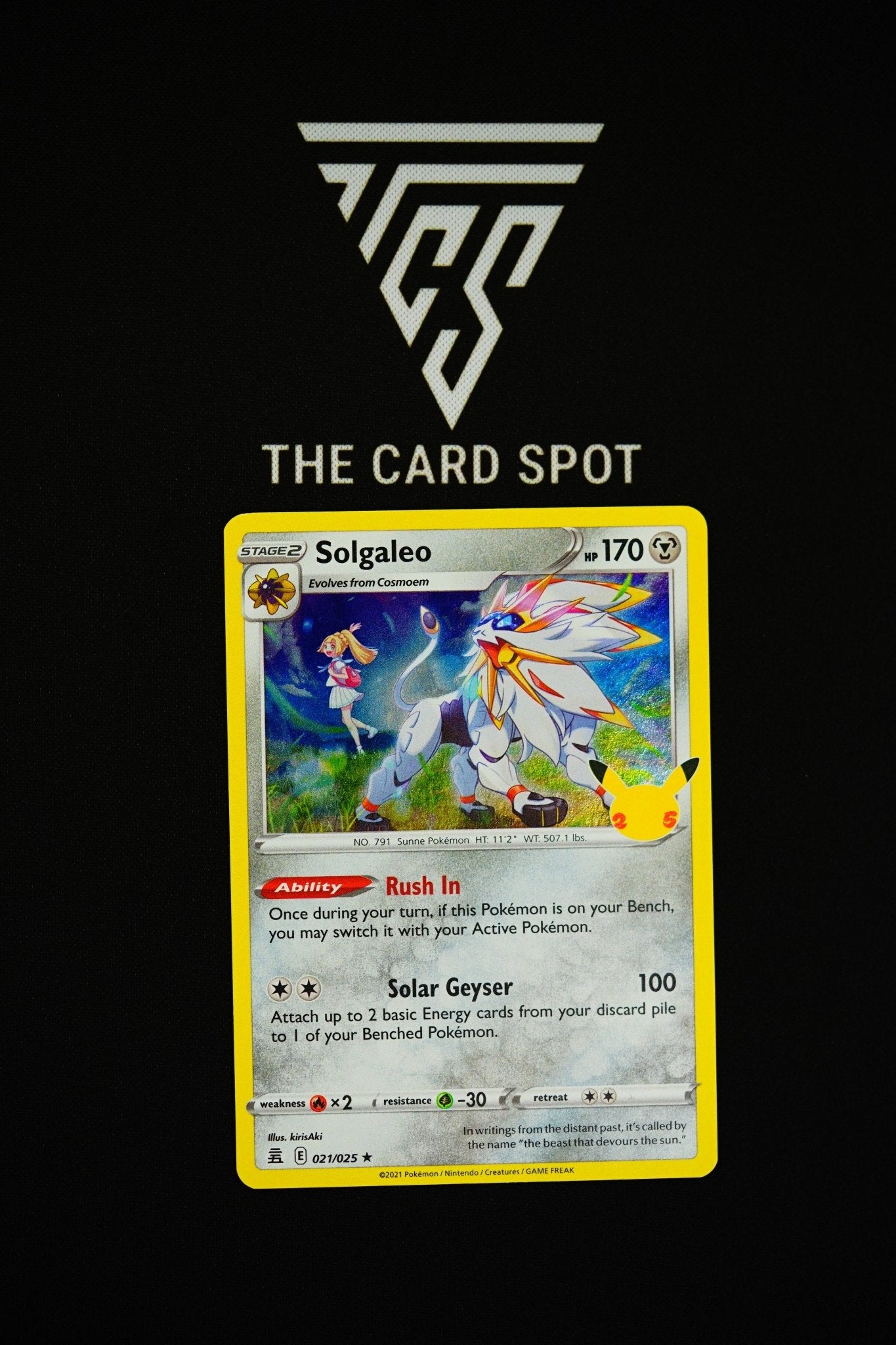 Solgaleo (021/025) - Celebrations Pokemon - THE CARD SPOT PTY LTD.