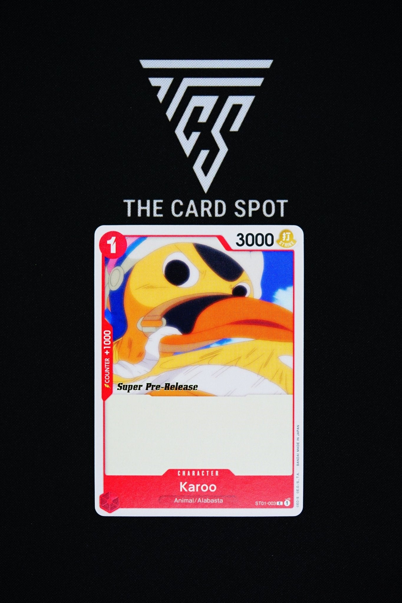 ST01 - 003 [Super Pre - Release] Karoo - One Piece TCG - THE CARD SPOT PTY LTD.