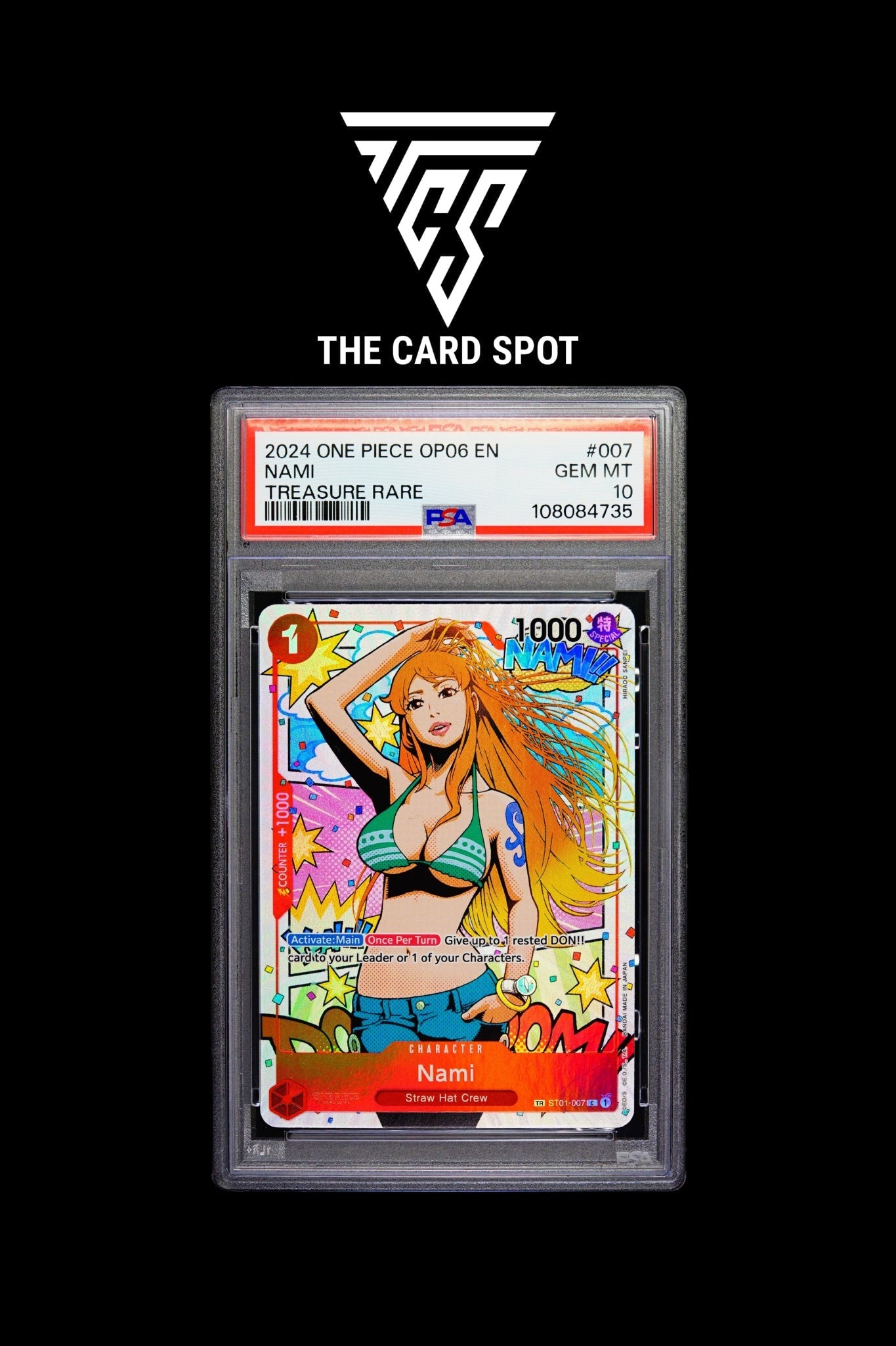 ST01 - 007 PSA 10 Nami - One Piece TCG - THE CARD SPOT PTY LTD.