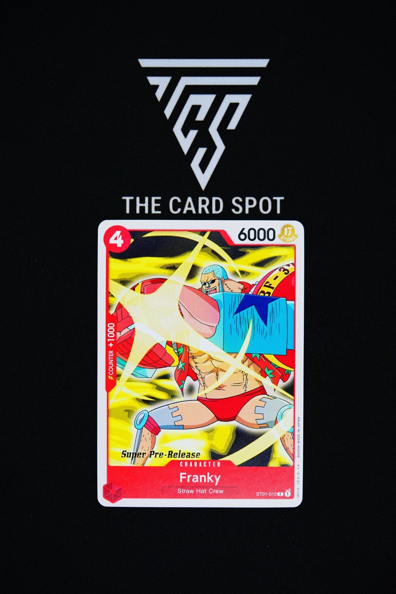 ST01 - 010 [Super Pre - Release] Franky - One Piece TCG - THE CARD SPOT PTY LTD.