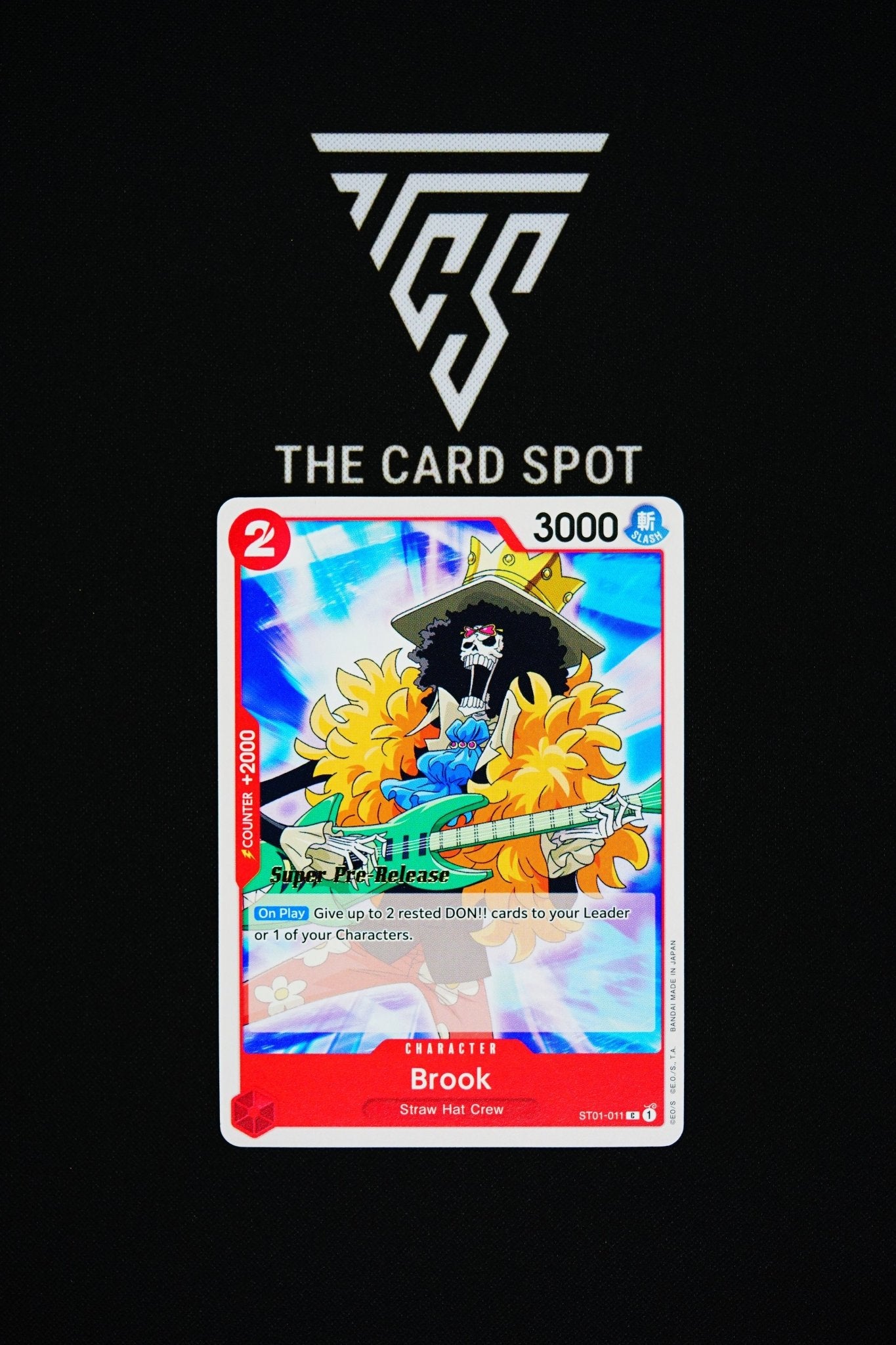 ST01 - 011 [Super Pre - Release] Brook - One Piece TCG - THE CARD SPOT PTY LTD.