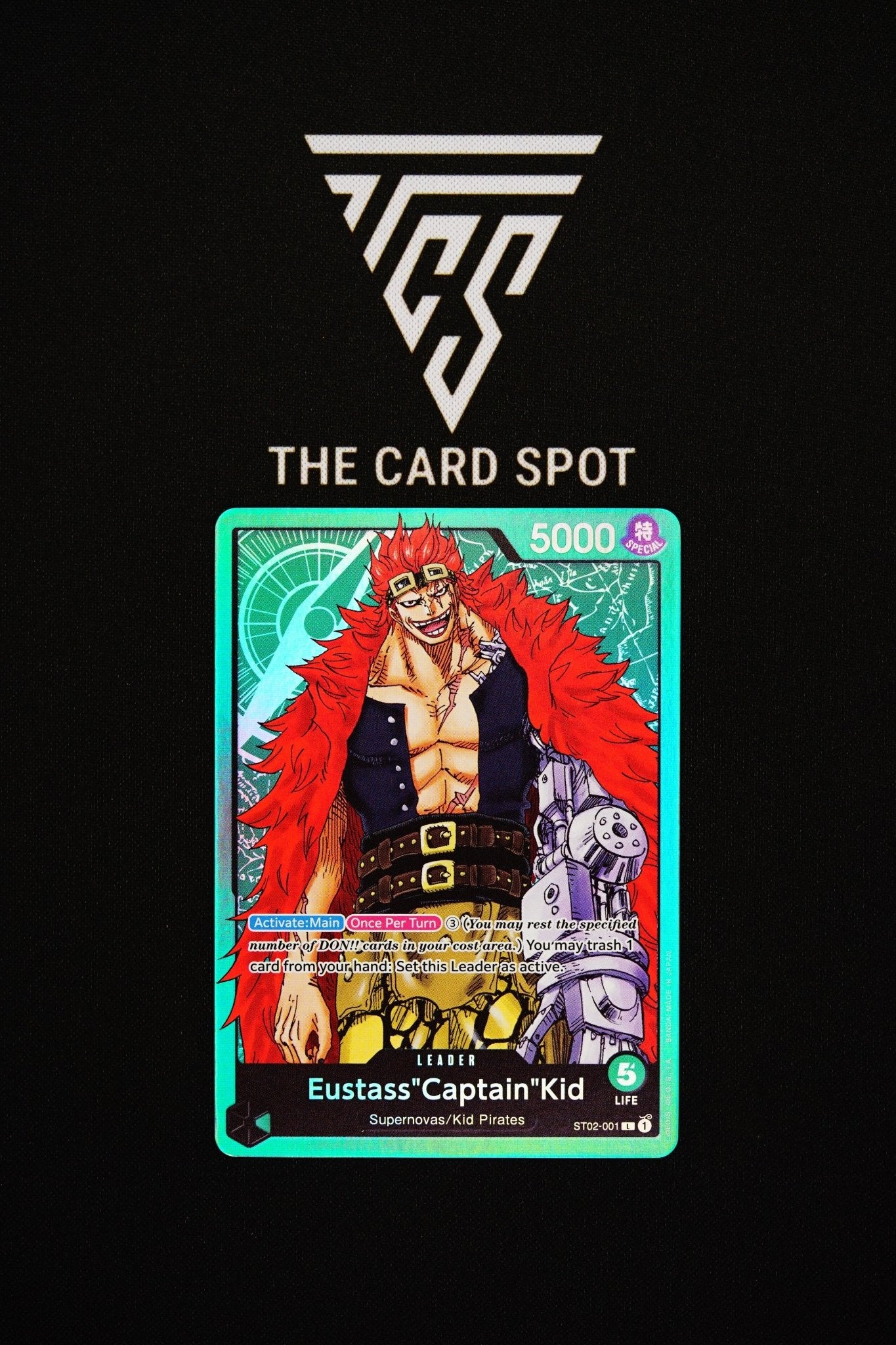 ST02 - 001 Eustass Captain Kid - One Piece TCG - THE CARD SPOT PTY LTD.