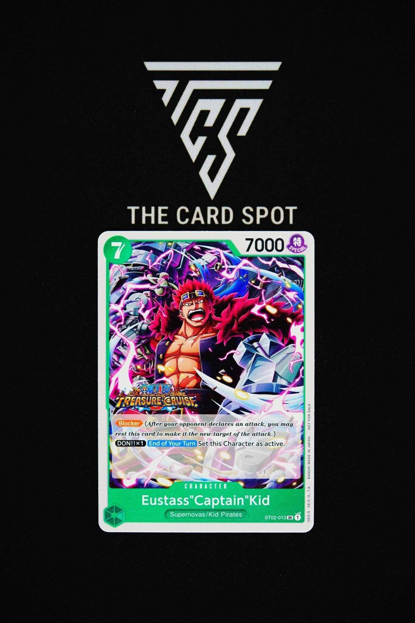 ST02 - 013 [Treasure Cruise Stamp] Eustass "Captain" Kid - One Piece TCG - THE CARD SPOT PTY LTD.