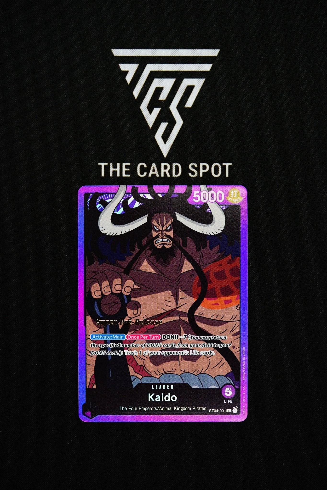 ST04 - 001 Kaido - One Piece TCG - THE CARD SPOT PTY LTD.