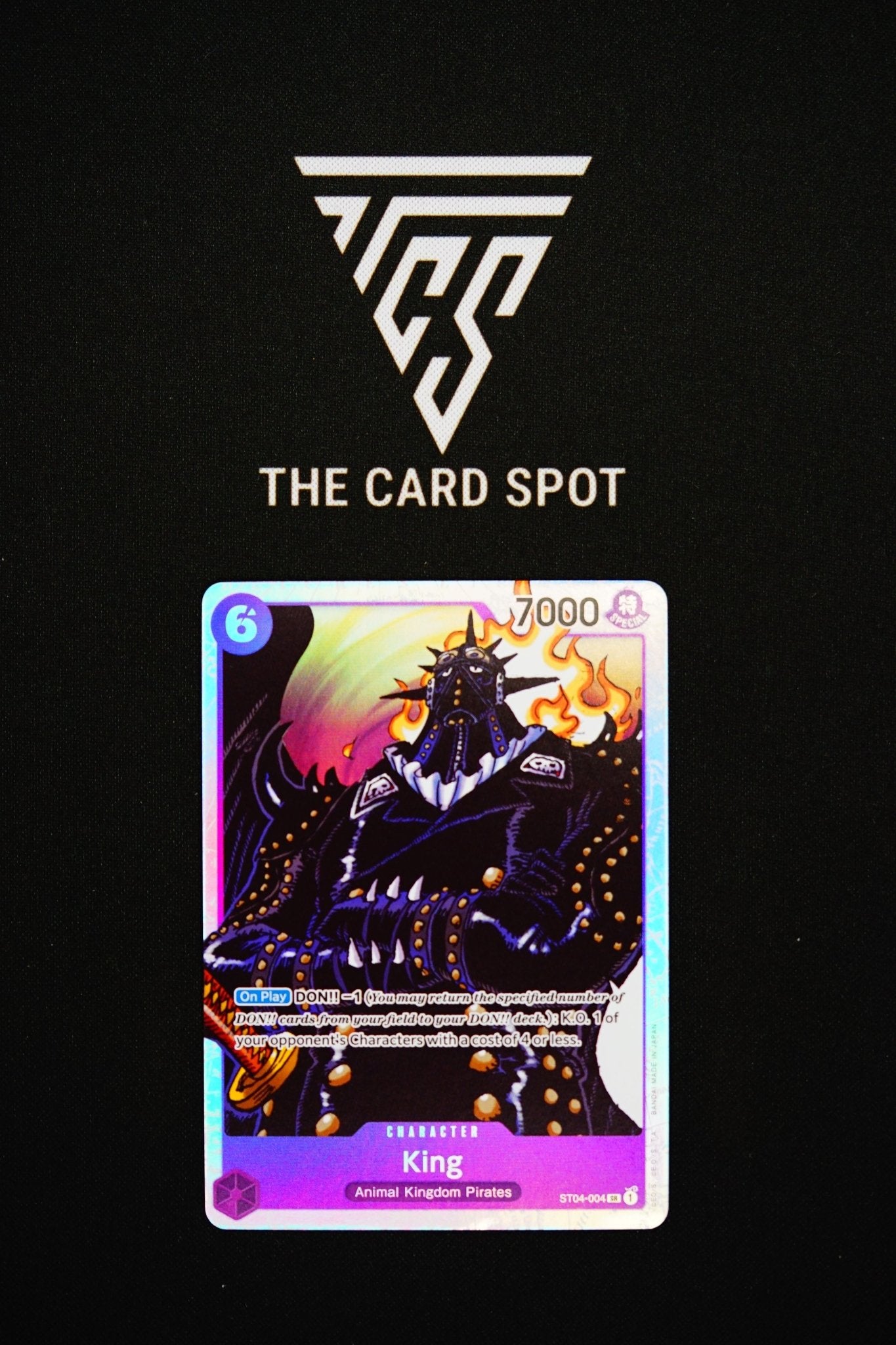 ST04 - 004 King SR - One Piece TCG - THE CARD SPOT PTY LTD.