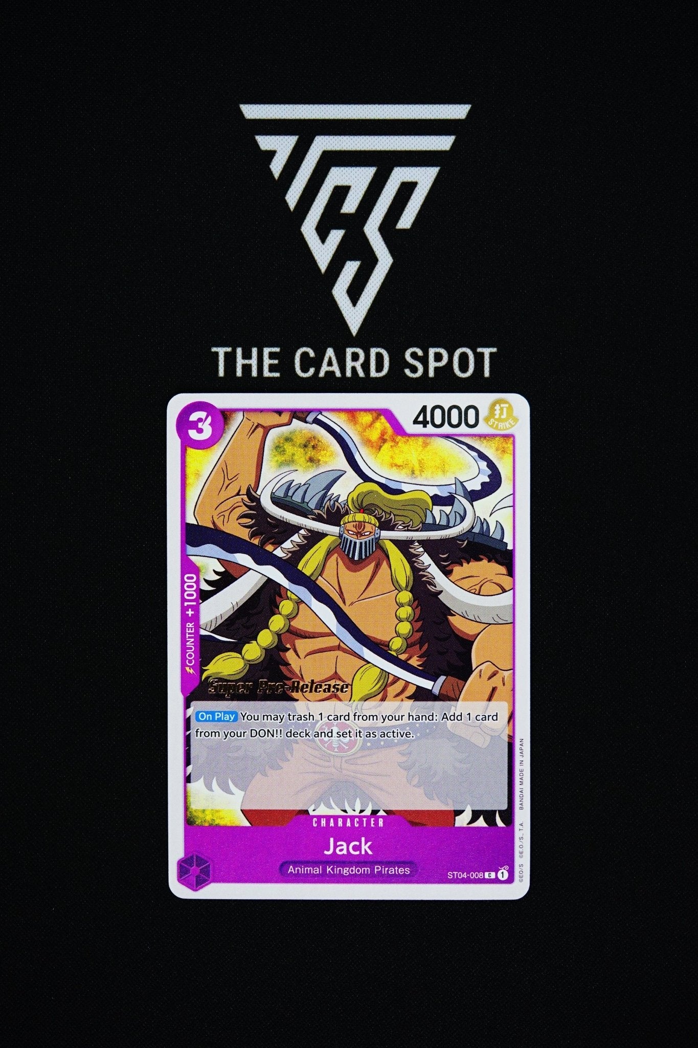 ST04 - 008 [Super Pre - Release] Jack - One Piece TCG - THE CARD SPOT PTY LTD.