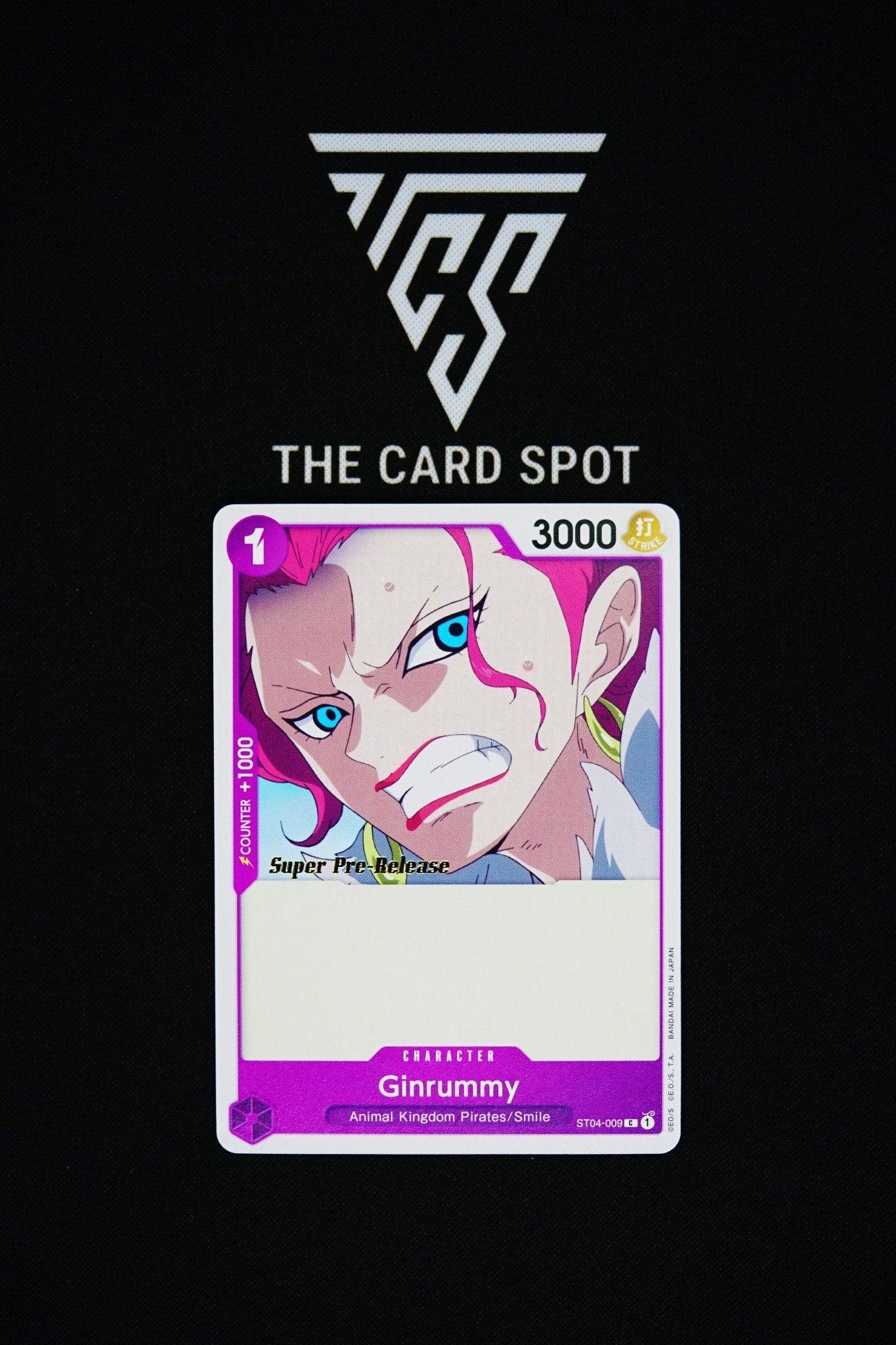 ST04 - 009 [Super Pre - Release] Ginrummy - One Piece TCG - THE CARD SPOT PTY LTD.