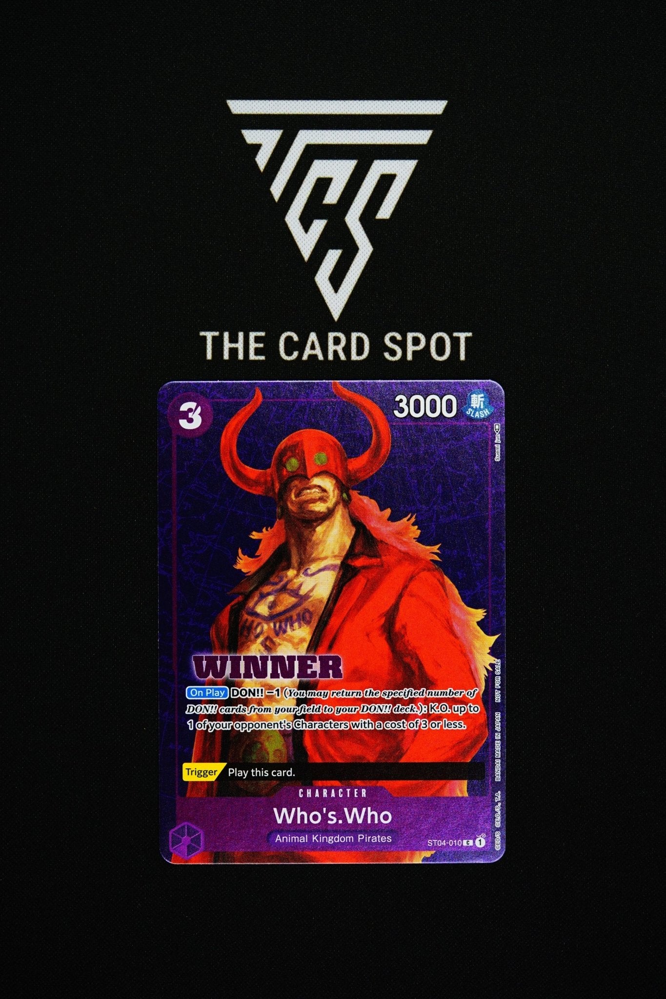 ST04 - 010 Who's Who - One Piece TCG - THE CARD SPOT PTY LTD.