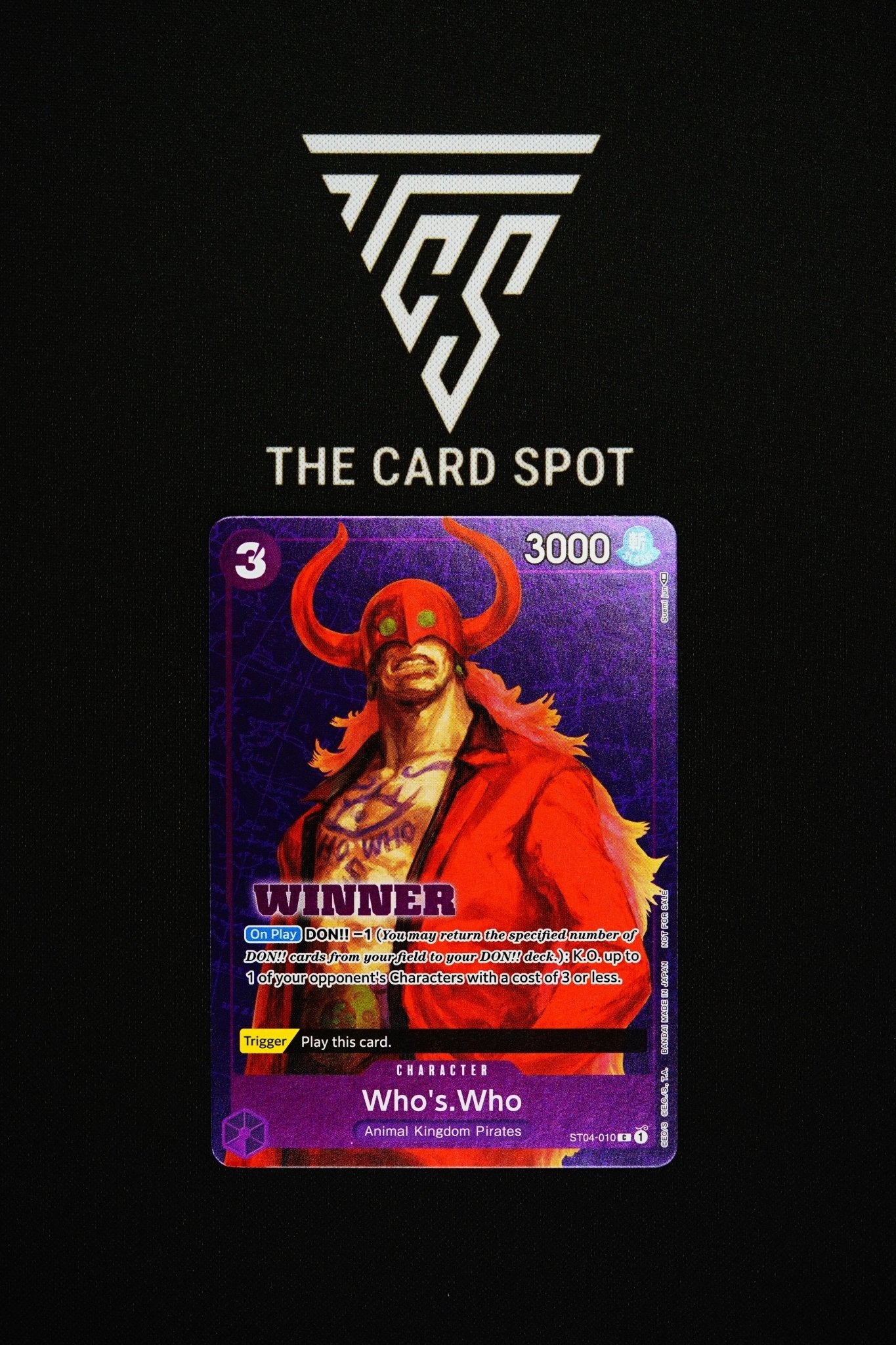 ST04 - 010 Who's Who Winner - One Piece TCG - THE CARD SPOT PTY LTD.
