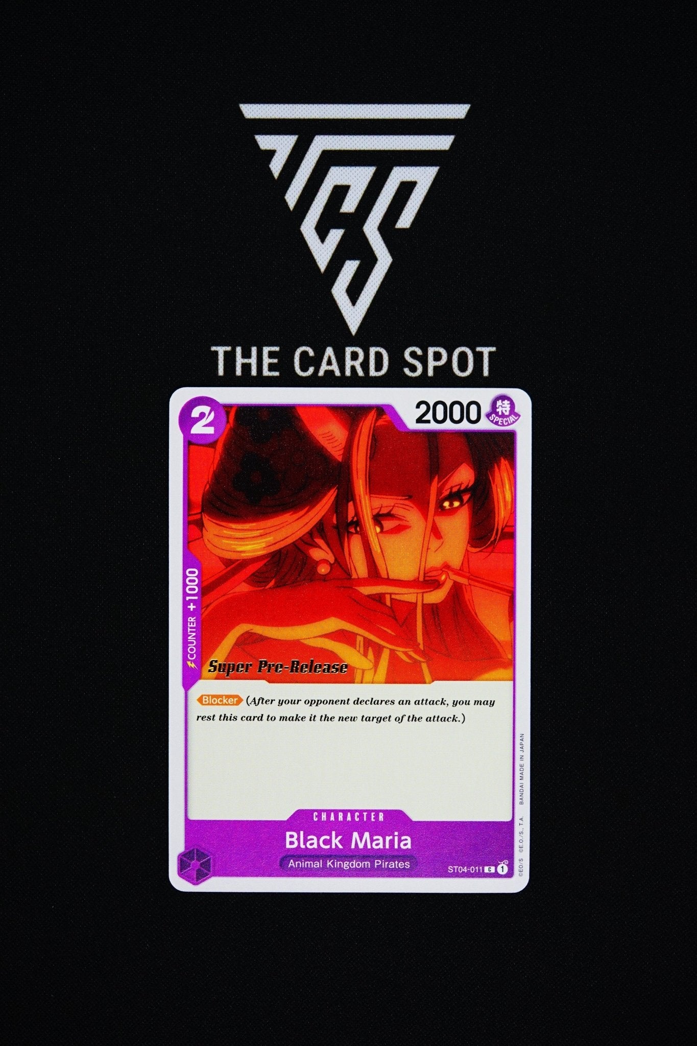 ST04 - 011 [Super Pre - Release] Black Maria - One Piece TCG - THE CARD SPOT PTY LTD.