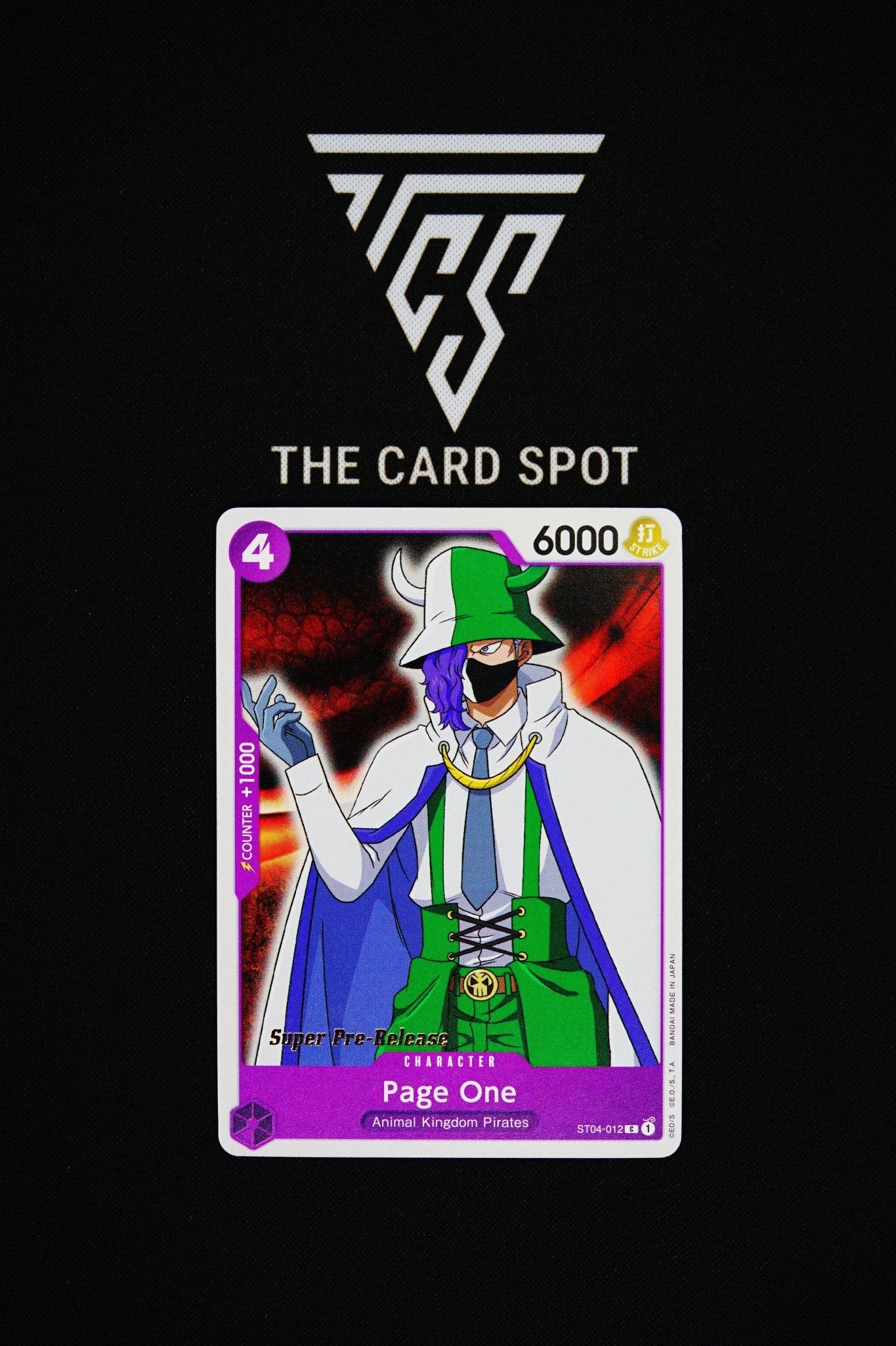 ST04 - 012 [Super Pre - Release] Page One - One Piece TCG - THE CARD SPOT PTY LTD.