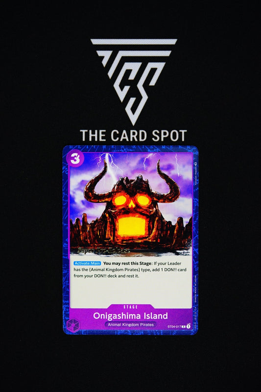 ST04 - 017 [Super Pre - Release] Onigashima Island - One Piece TCG - THE CARD SPOT PTY LTD.