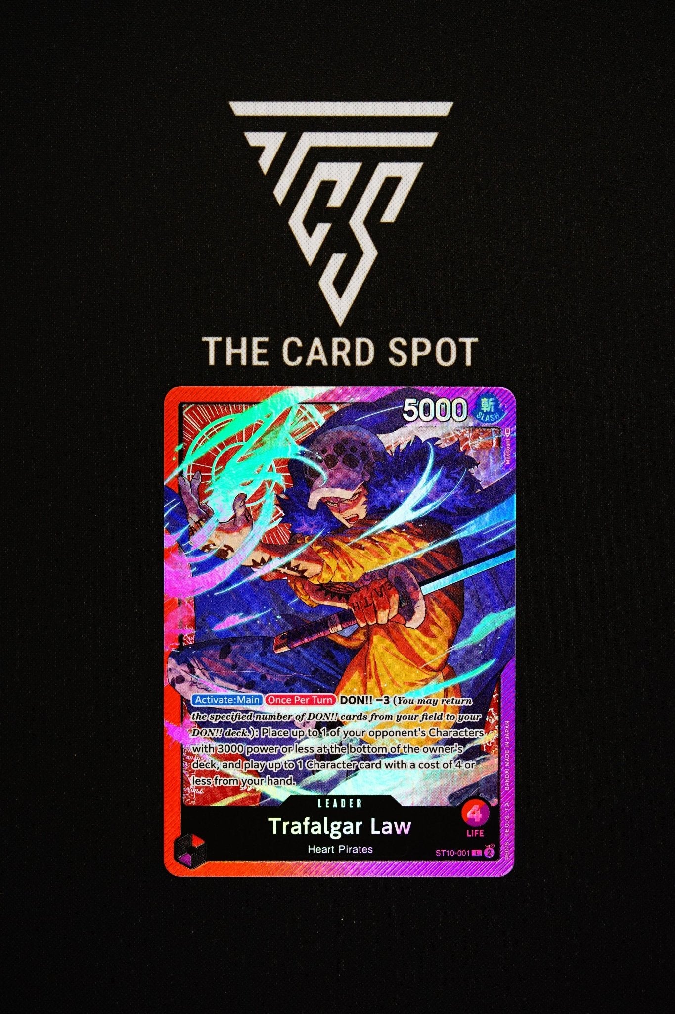 ST10 - 001 Trafalgar Law - One Piece TCG - THE CARD SPOT PTY LTD.