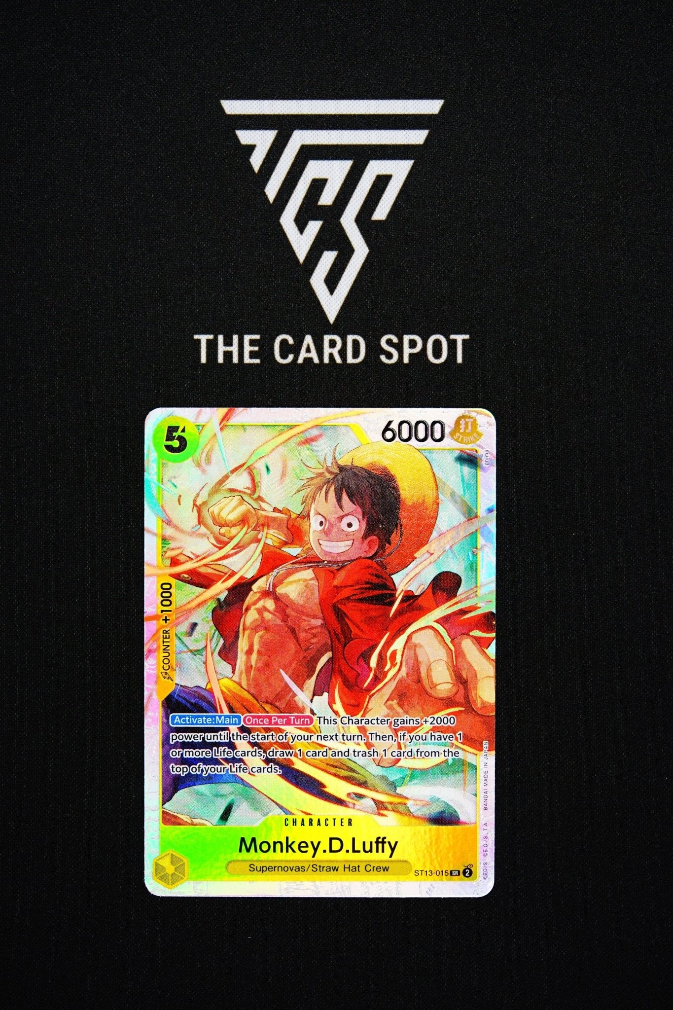 ST13 - 015 Monkey D Luffy - One Piece TCG - THE CARD SPOT PTY LTD.