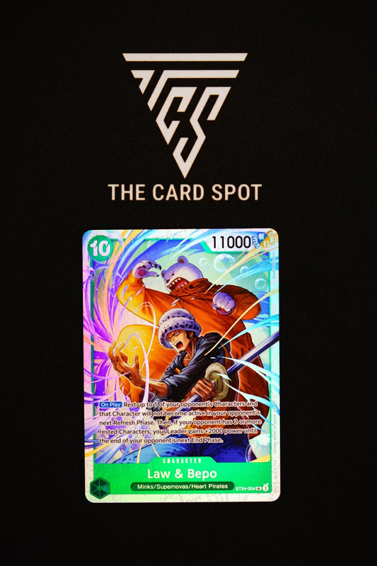 ST24 - 004 Law &amp; Bepo SR - One Piece TCG - THE CARD SPOT PTY LTD.