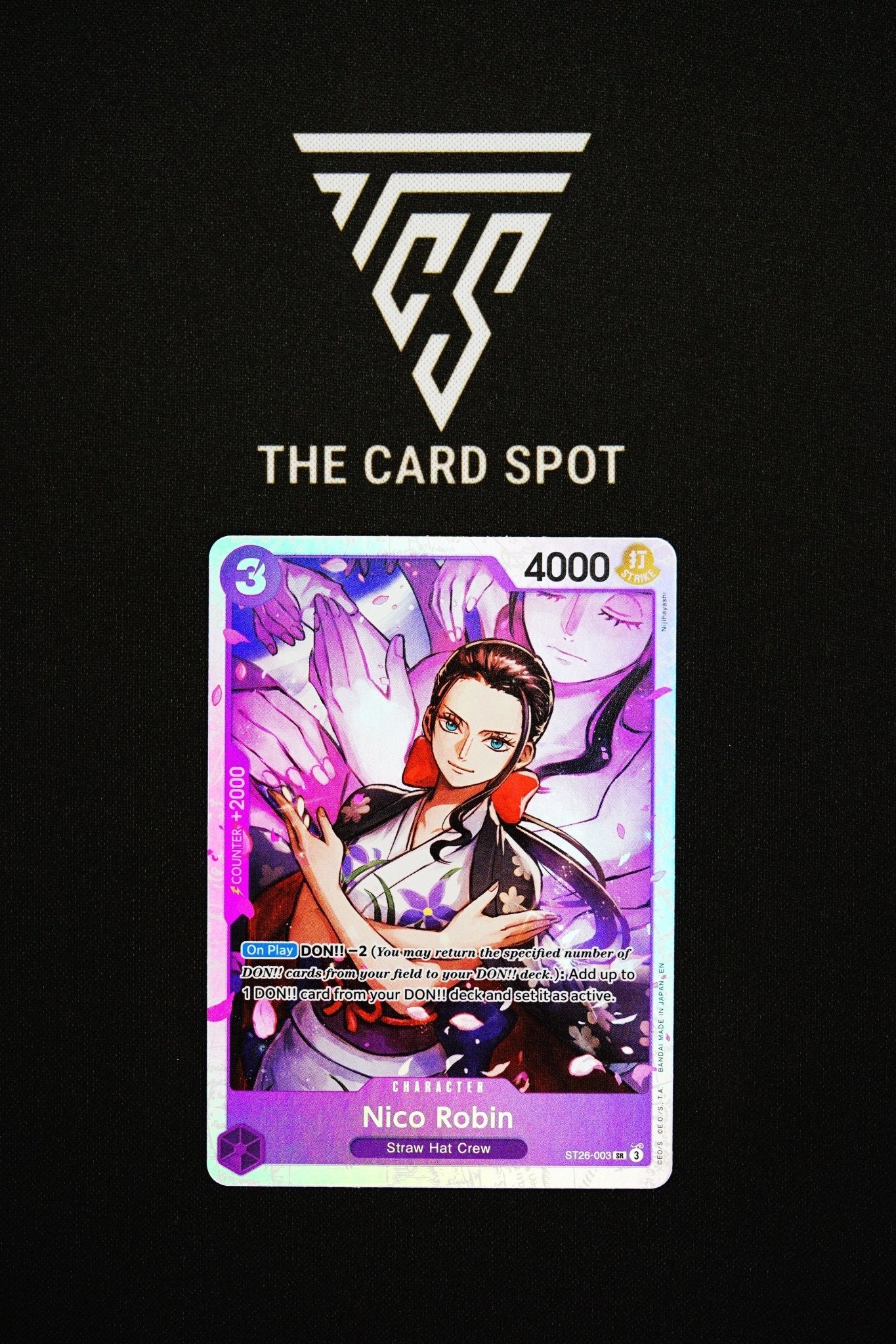 ST26 - 003 Nico Robin SR - One Piece TCG - THE CARD SPOT PTY LTD.