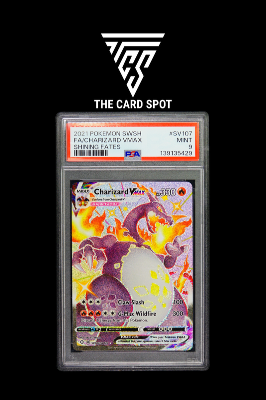 SV107/SV122 - Charizard Vmax PSA 9 - Pokemon TCG - THE CARD SPOT PTY LTD.