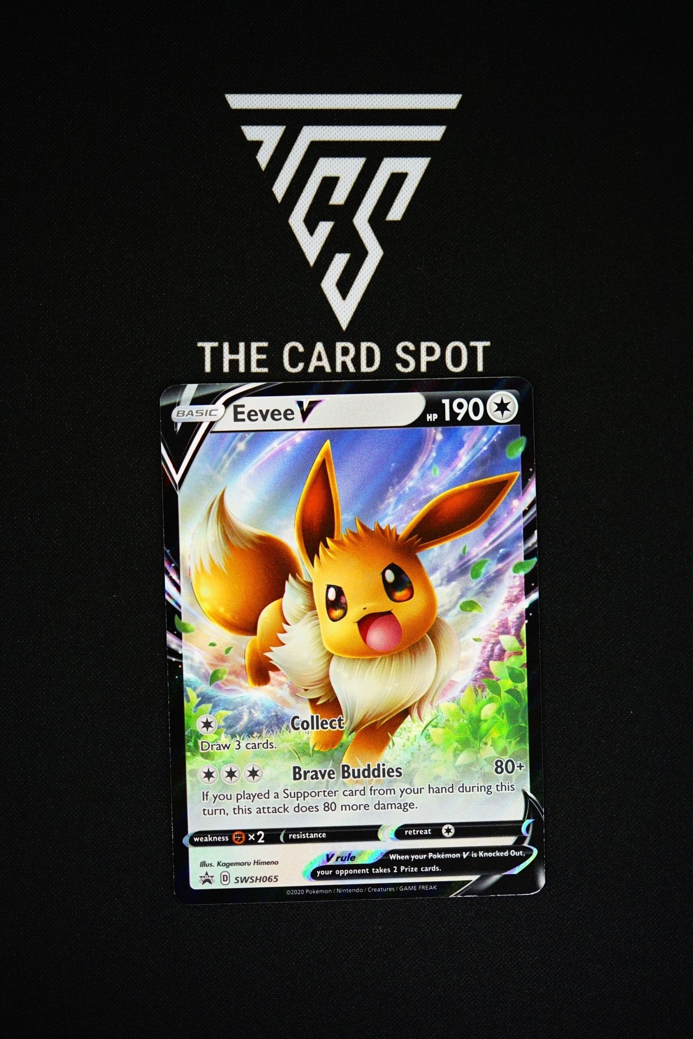 SWSH065 Eevee V Pokemon Card - THE CARD SPOT PTY LTD.Pokemon Raw CardsPokémon