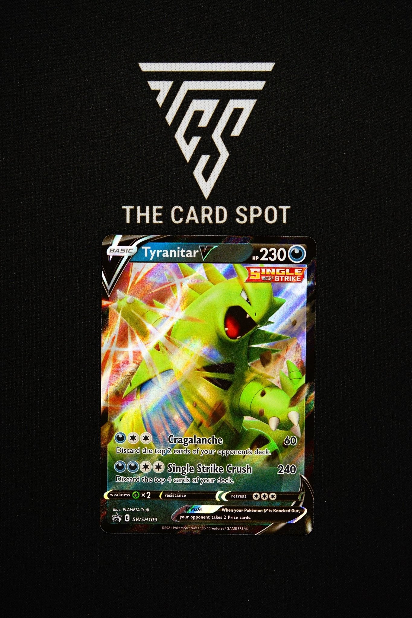 SWSH109 Tyranitar V - Pokemon TCG - THE CARD SPOT PTY LTD.