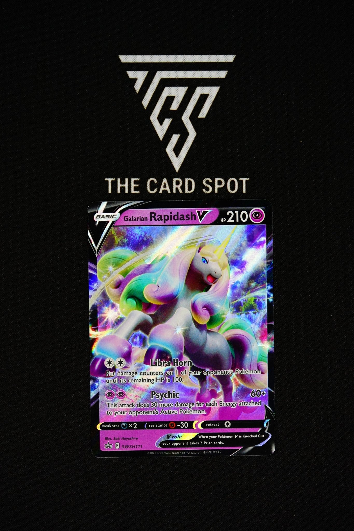 SWSH111 - Galarian Rapidash V - Pokemon TCG - THE CARD SPOT PTY LTD.