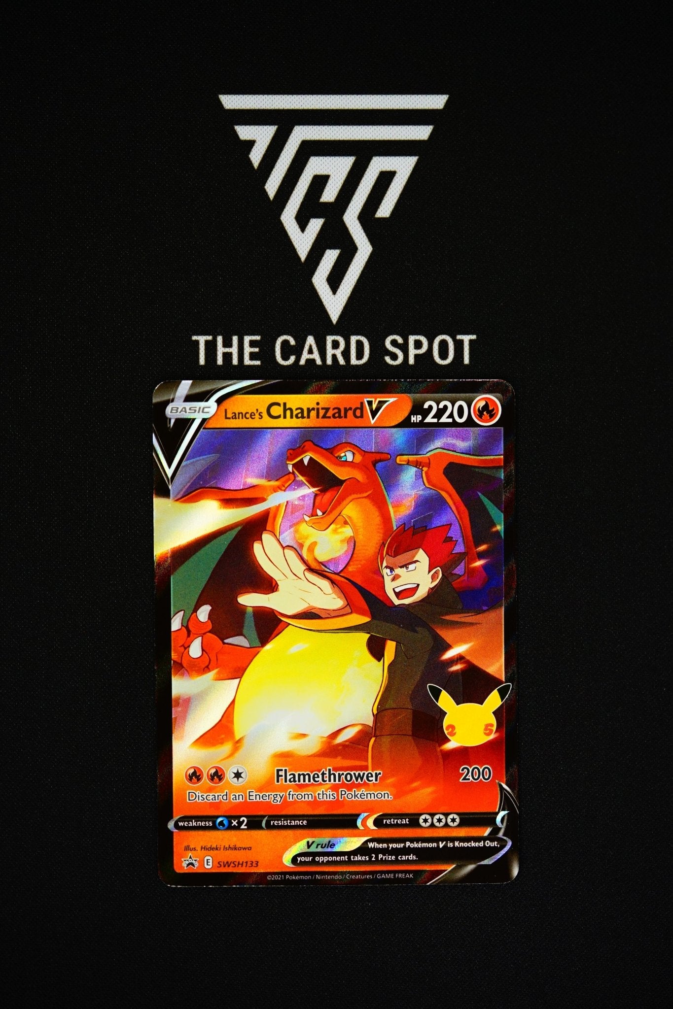 SWSH133 Charizard V Pokemon Card - THE CARD SPOT PTY LTD.Pokemon Raw CardsPokémon