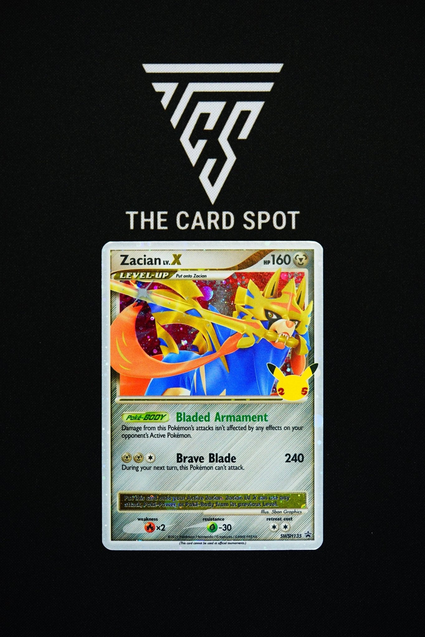 SWSH135 Zacian Lv.X - Pokemon TCG - THE CARD SPOT PTY LTD.