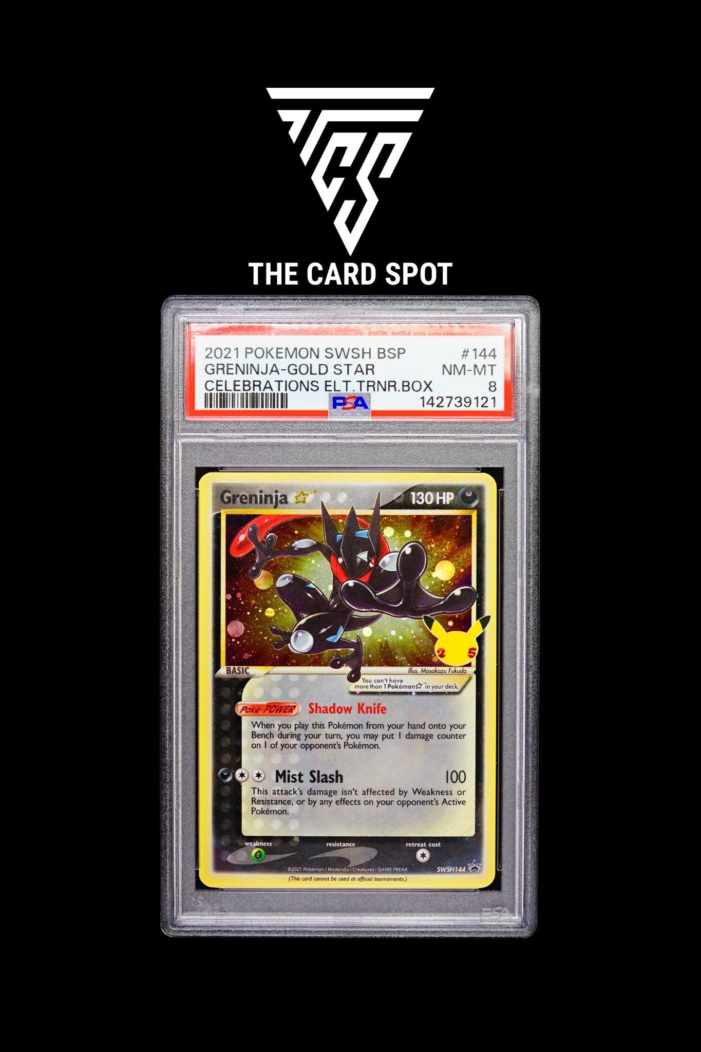 SWSH144 Greninja PSA 8 - Pokemon TCG - THE CARD SPOT PTY LTD.
