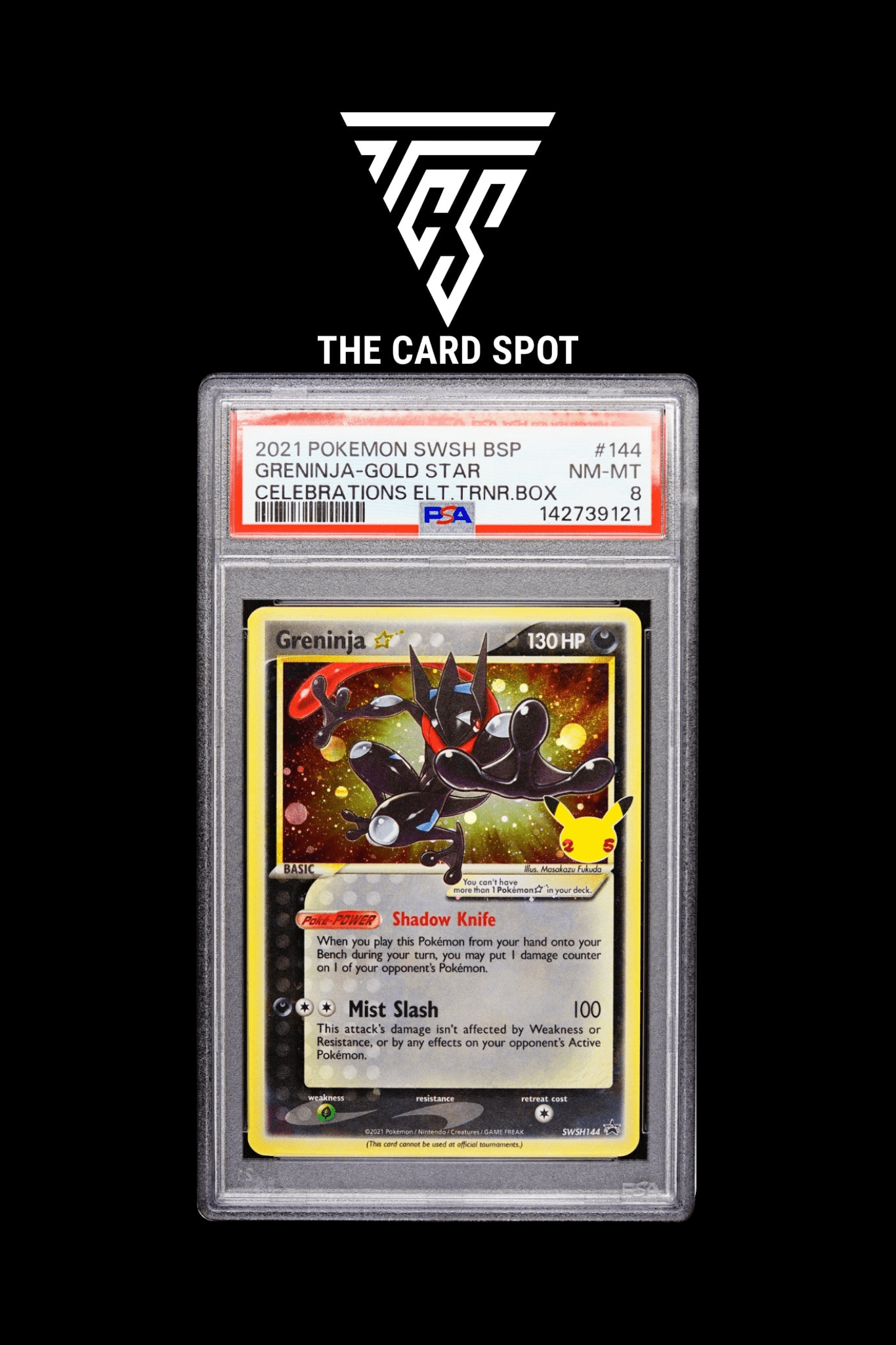 SWSH144 Greninja PSA 8 - Pokemon TCG - THE CARD SPOT PTY LTD.