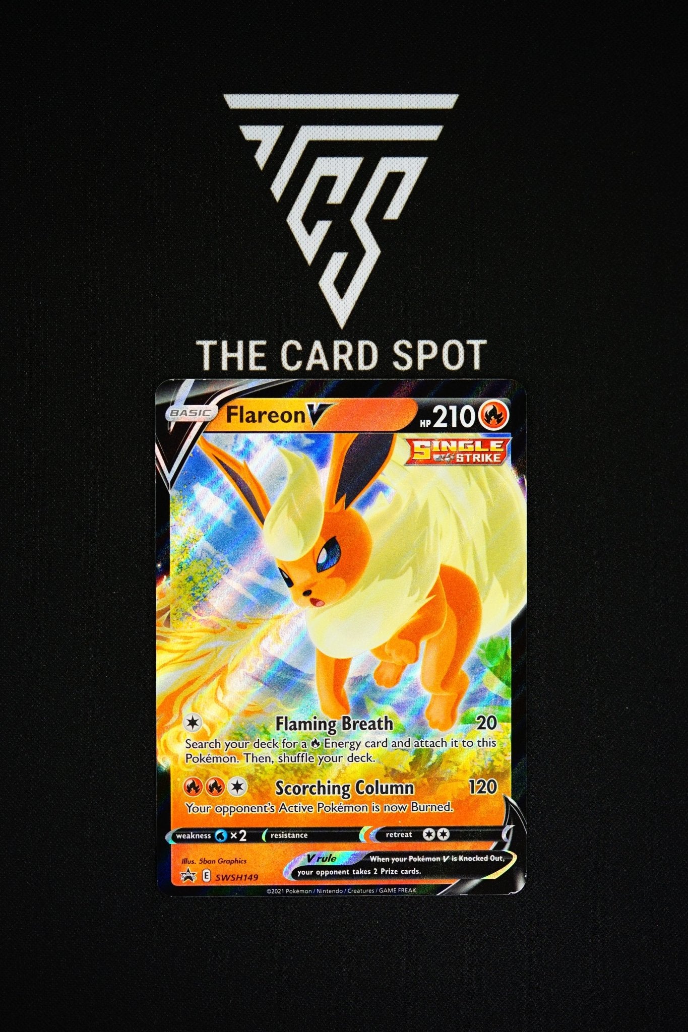 SWSH149 Flareon V Pokemon Card - THE CARD SPOT PTY LTD.Pokemon Raw CardsPokémon