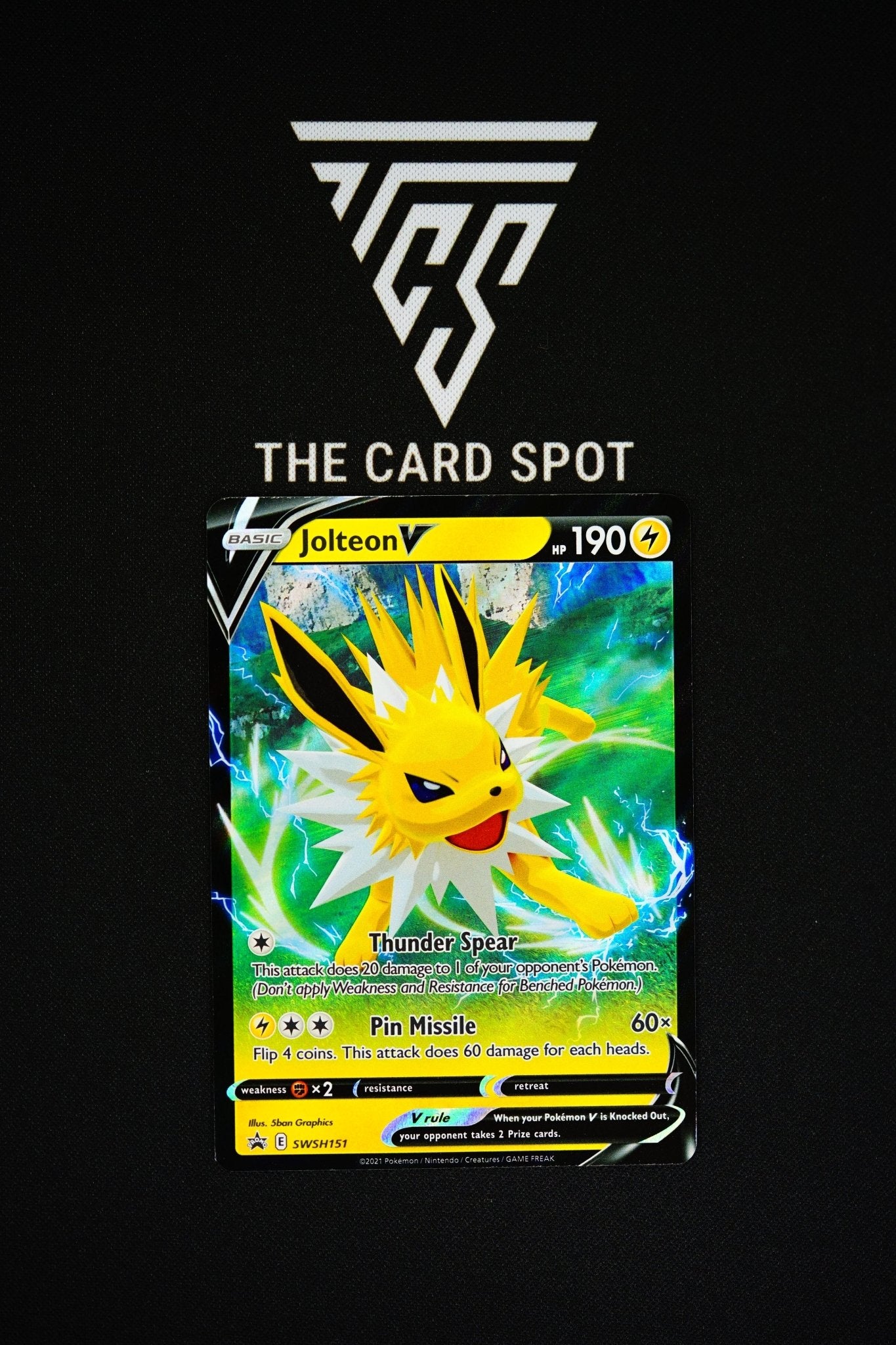 SWSH151 Jolteon V Pokemon Card - THE CARD SPOT PTY LTD.Pokemon Raw CardsPokémon