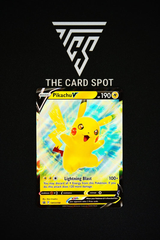 SWSH198 Pikachu V Pokemon Card - THE CARD SPOT PTY LTD.